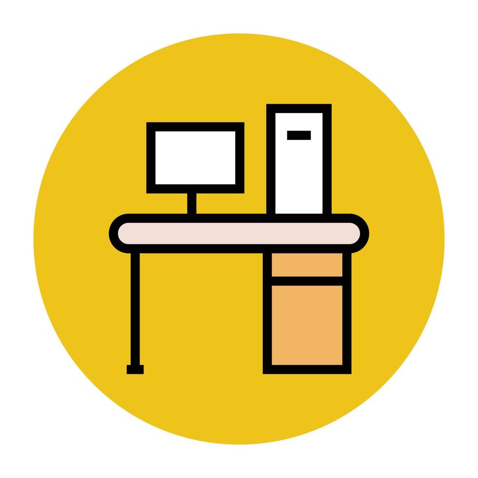 Trendy Desktop Concepts vector