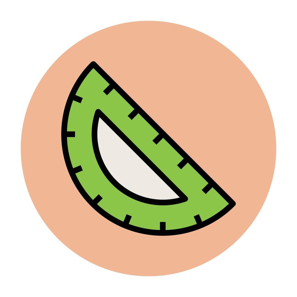 Trendy Protractor Concepts vector