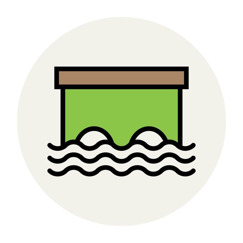 Trendy Bridge Concepts vector