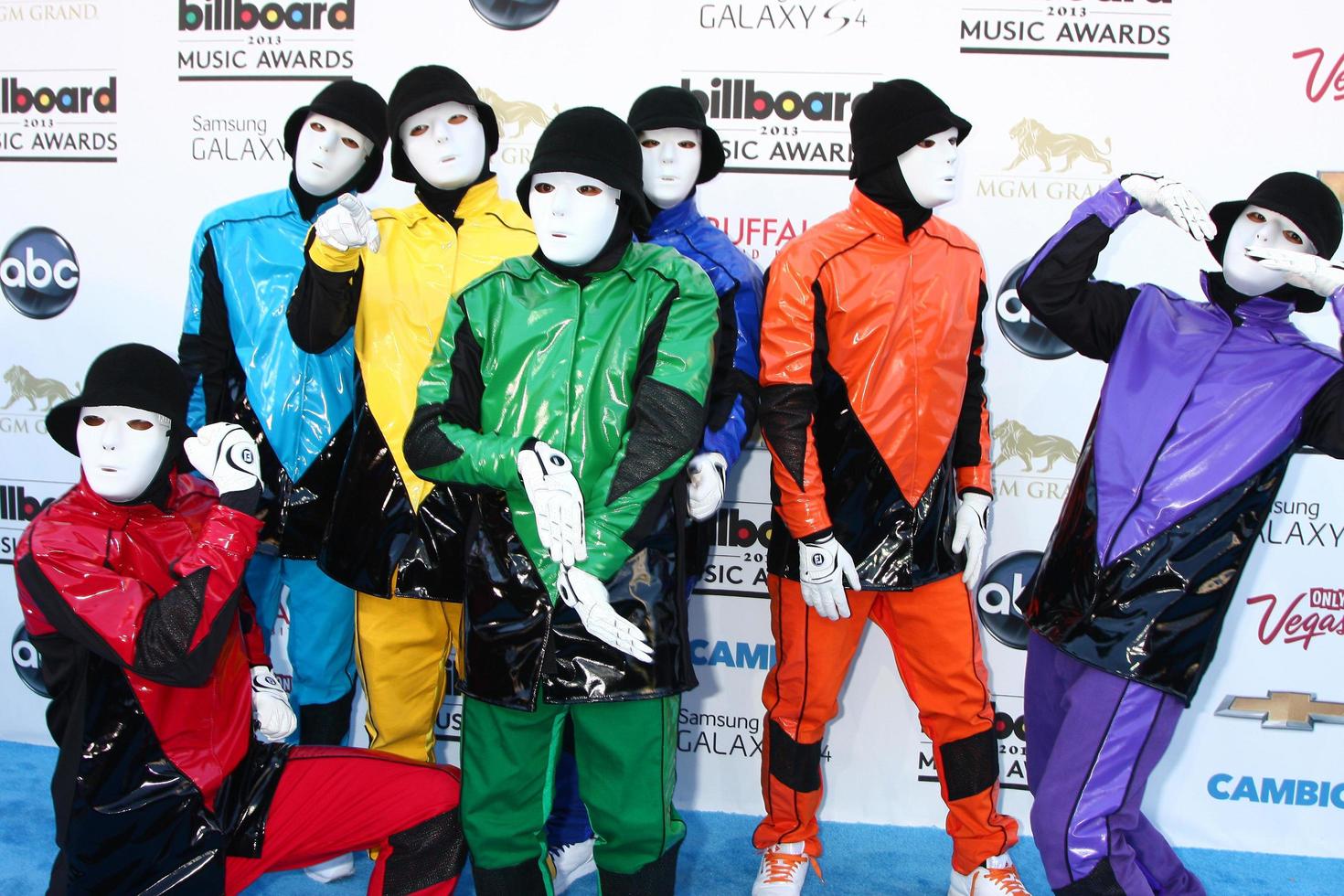 LOS ANGELES, MAY 19 -  Jabbawockaaz arrives at the Billboard Music Awards 2013 at the MGM Grand Garden Arena on May 19, 2013 in Las Vegas, NV photo