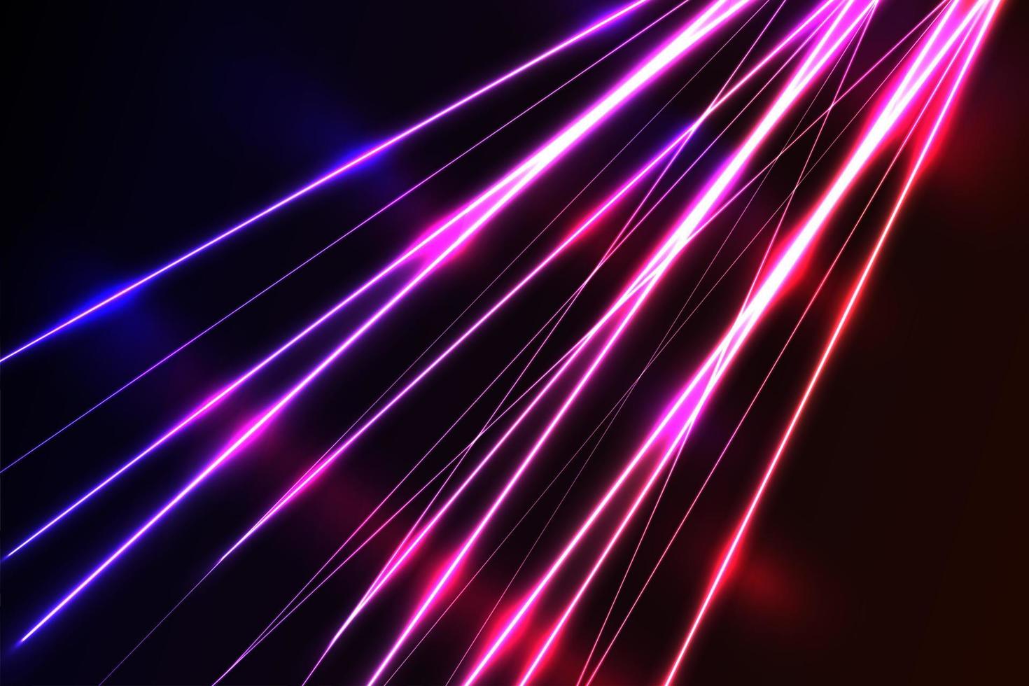 Intersecting glowing laser  security  beams on a dark background.Art design shine light ray.Laser field. vector