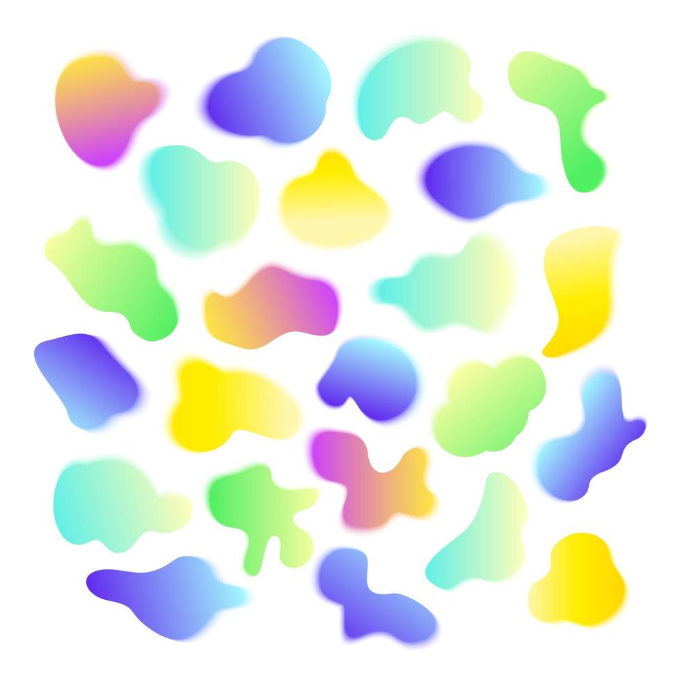 Set of flowing realistic liquid caramel on transparent background.Spreading sause,cream, milk or yogurt. vector