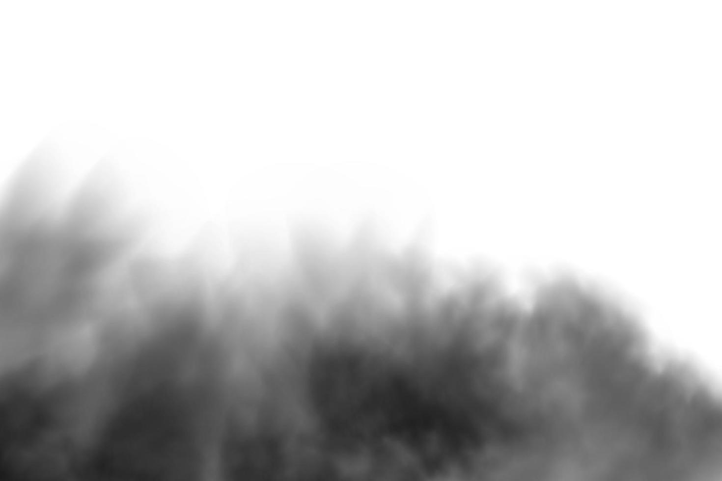 Dust cloud with dirt,cigarette smoke, smog, soil and sand  particles. Realistic vector isolated on transparent background.