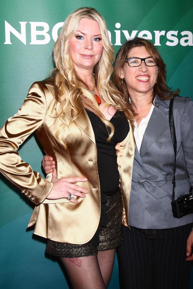 LOS ANGELES, APR 22 -  Jackie Siegel, Lauren Greenfield at the NBCUniversal Summer Pres Day 2013 at the Huntington Langham Hotel on April 22, 2013 in Pasadena, CA photo