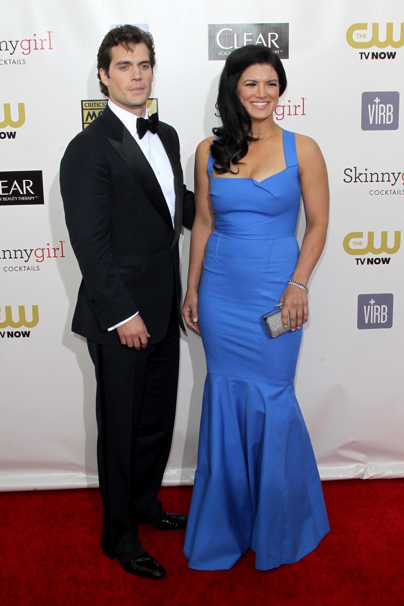 Henry Cavill and Girlfriend Gina Carano on the Red Carpet …