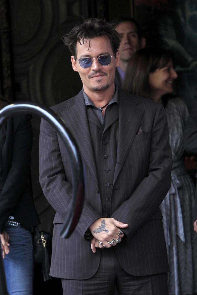 LOS ANGELES, JUN 24 -  Johnny Depp at the Jerry Bruckheimer Star on the Hollywood Walk of Fame at the El Capitan Theater on June 24, 2013 in Los Angeles, CA photo