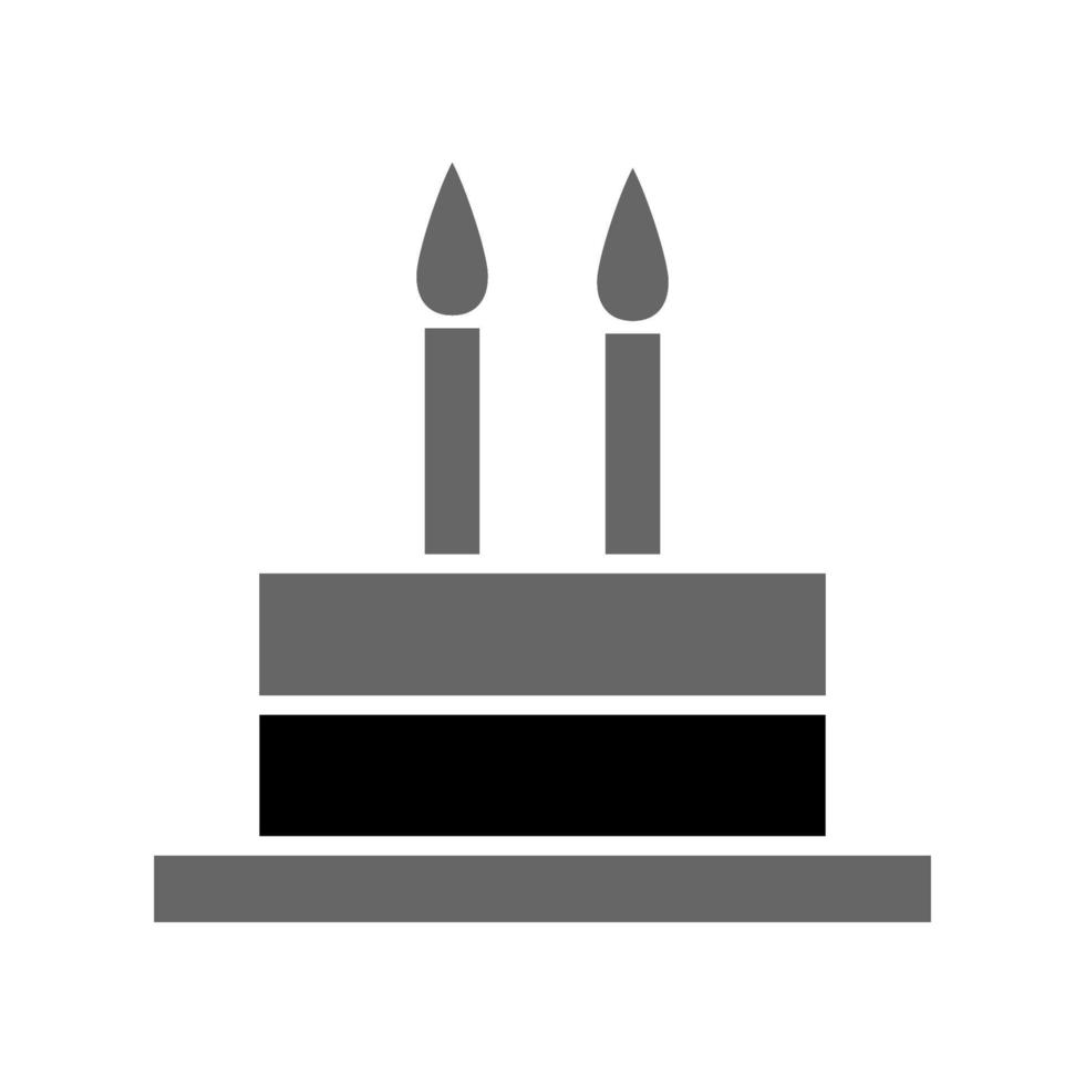 ilustración vectorial gráfico del icono de pastel de cumpleaños vector