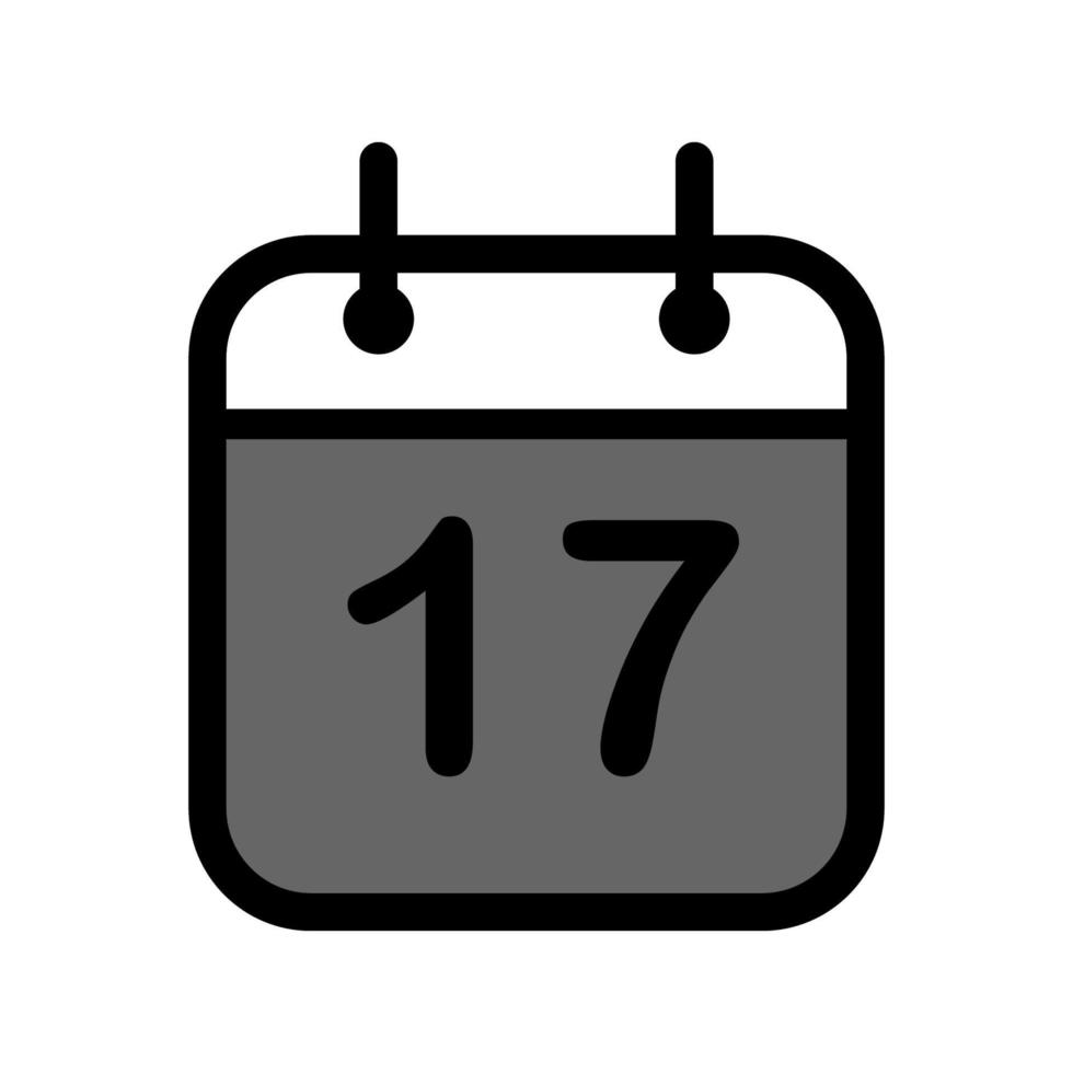 ilustración vectorial gráfico del icono del calendario vector