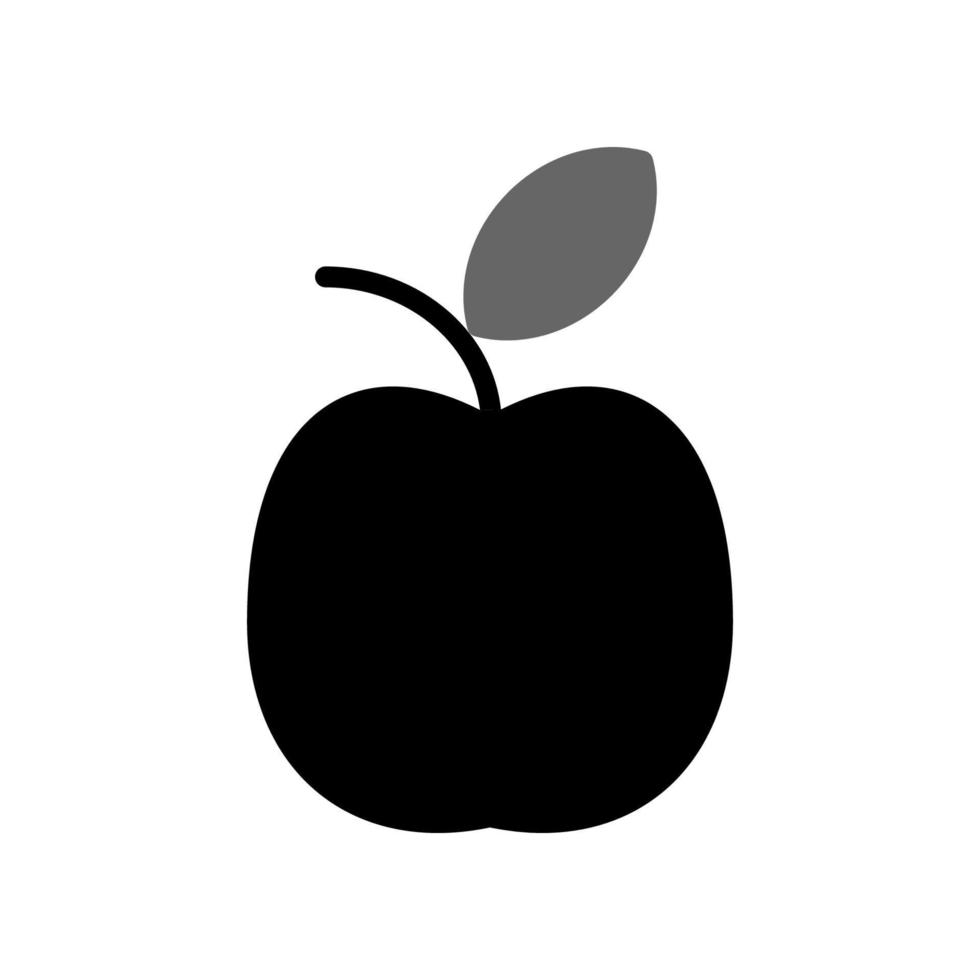 ilustración vectorial gráfico del diseño del icono de apple vector