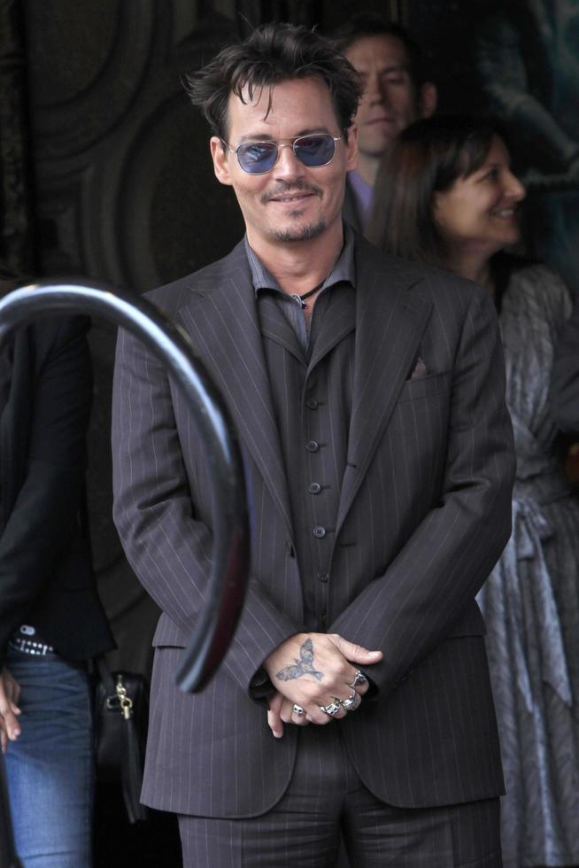LOS ANGELES, JUN 24 -  Johnny Depp at the Jerry Bruckheimer Star on the Hollywood Walk of Fame at the El Capitan Theater on June 24, 2013 in Los Angeles, CA photo
