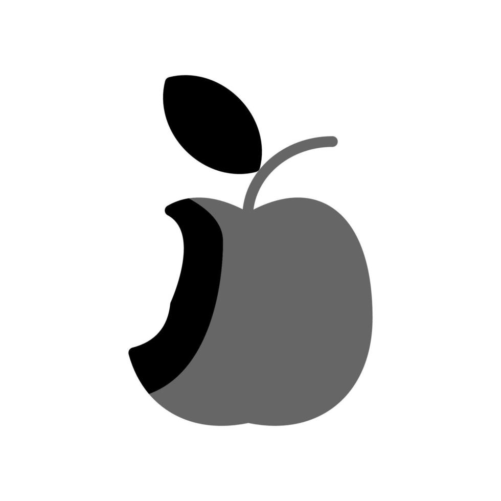 ilustración vectorial gráfico del diseño del icono de apple vector