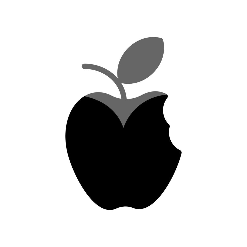 ilustración vectorial gráfico del diseño del icono de apple vector