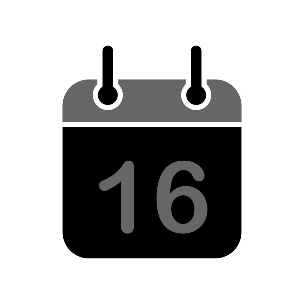 ilustración vectorial gráfico del icono del calendario vector