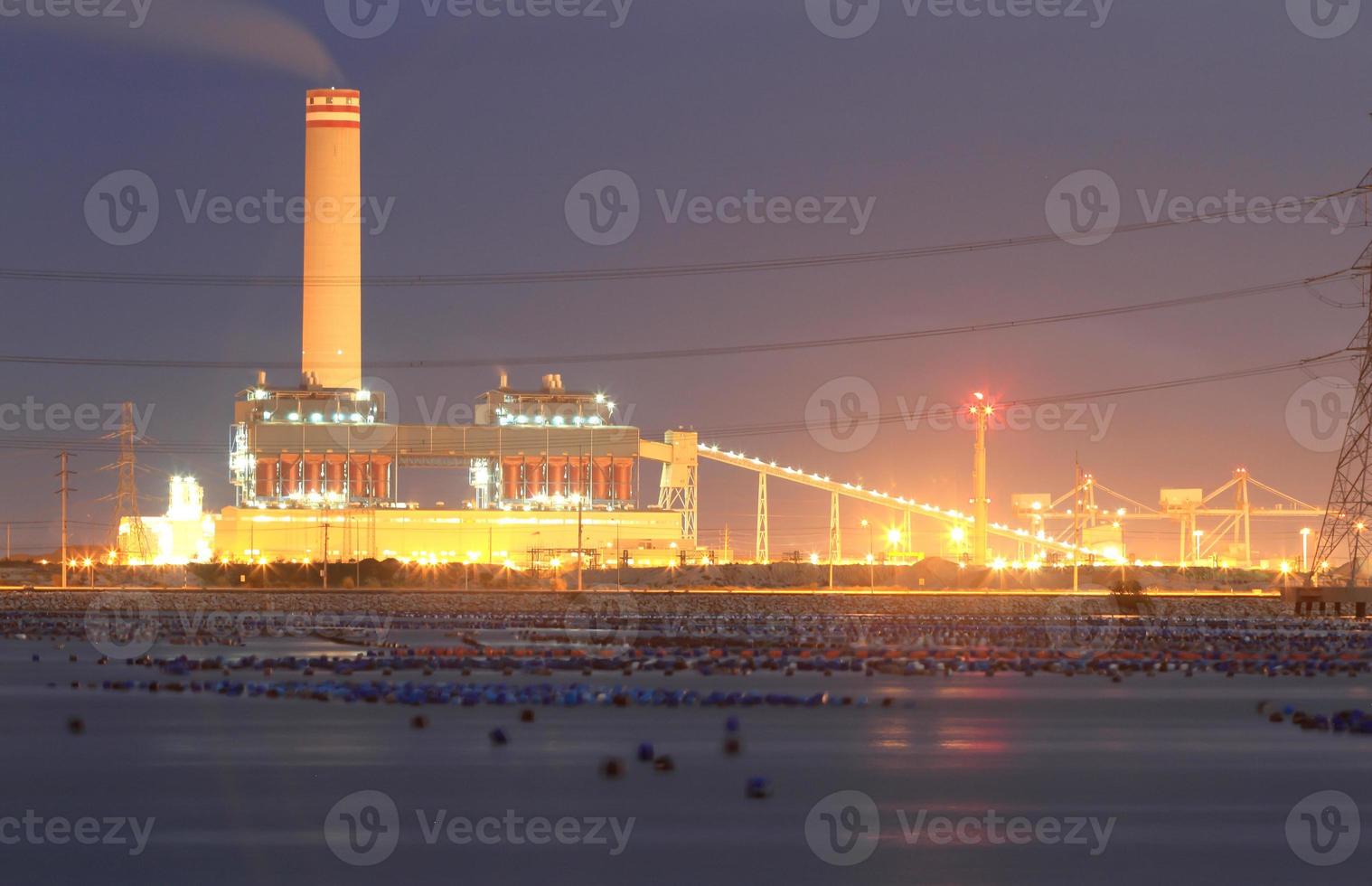 Fossil Fuel Coal Burning Electrical Power Plant photo