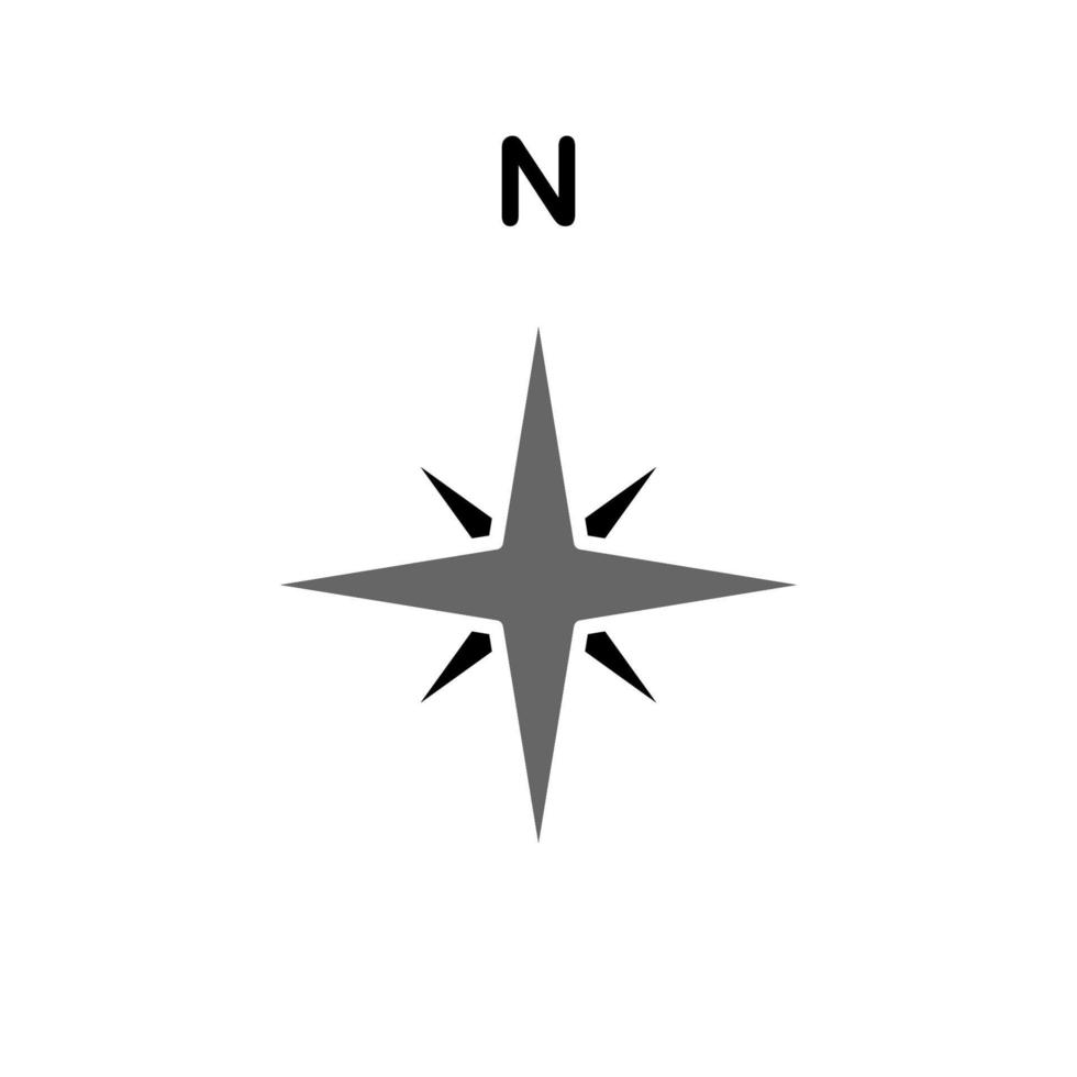 Illustration Vector Graphic of Compass Icon Design
