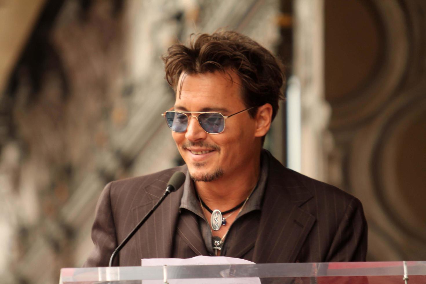 LOS ANGELES, JUN 24 -  Johnny Depp at the Jerry Bruckheimer Star on the Hollywood Walk of Fame at the El Capitan Theater on June 24, 2013 in Los Angeles, CA photo