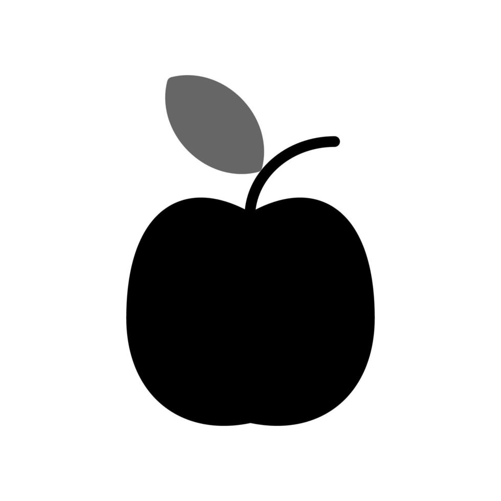 ilustración vectorial gráfico del diseño del icono de apple vector