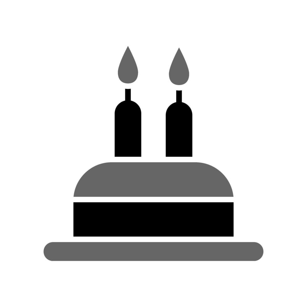 ilustración vectorial gráfico del icono de pastel de cumpleaños vector