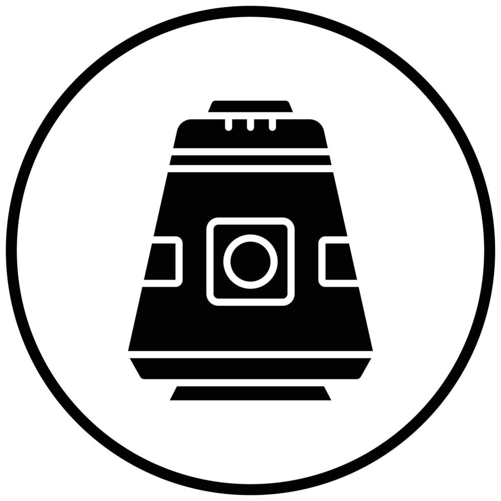 Space Capsule Icon Style vector
