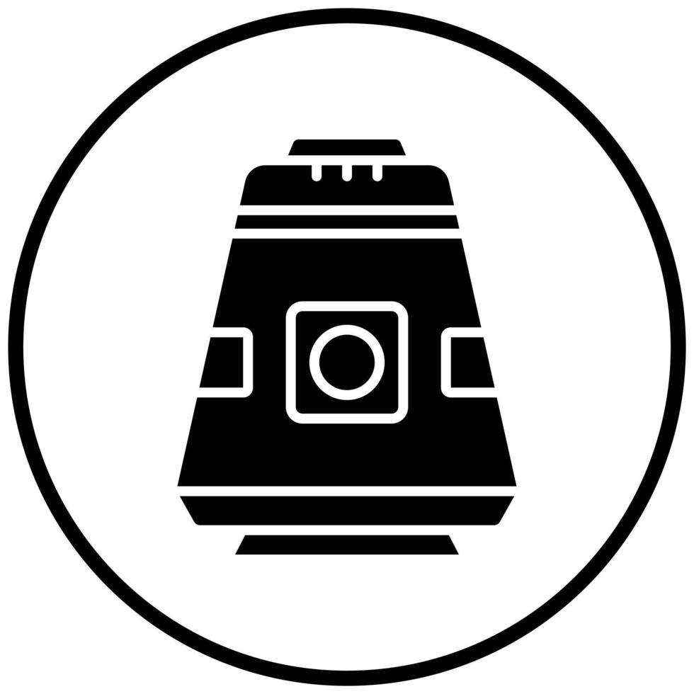 Space Capsule Icon Style vector