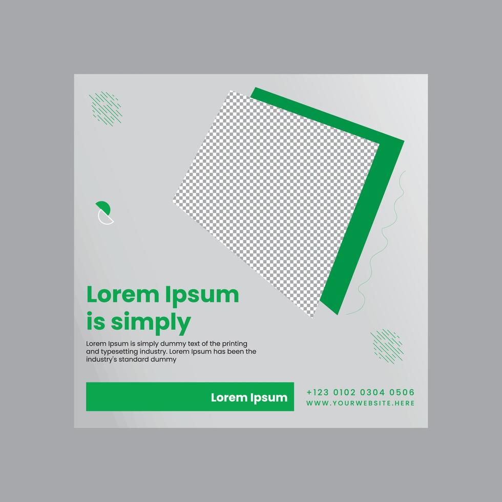 Social Media Banner Template vector