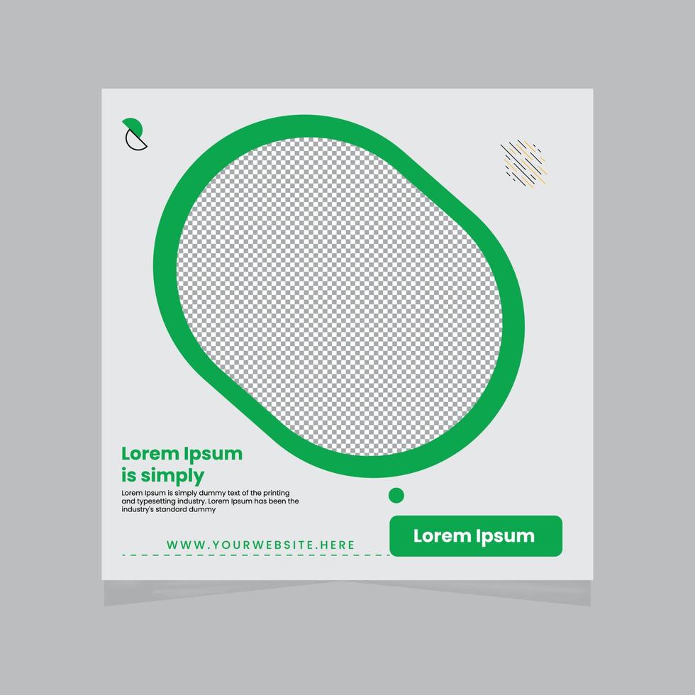 Social Media Banner Template vector