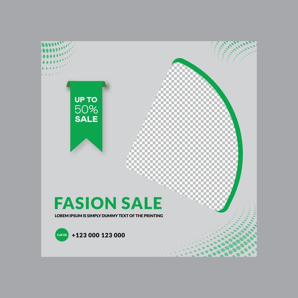 Social Media Banner Template vector