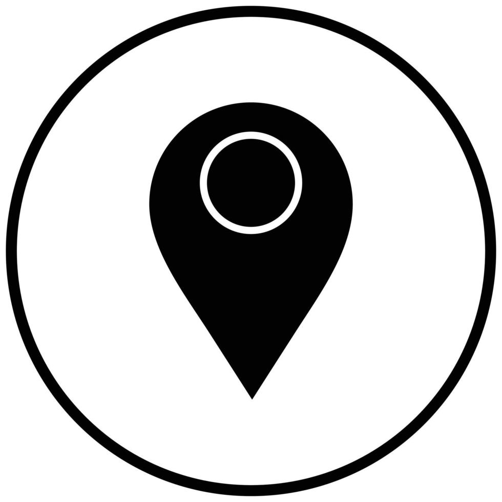 Location Icon Style vector