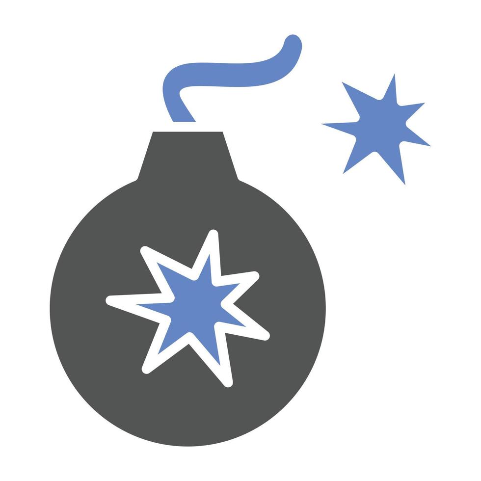 estilo de icono de bomba vector