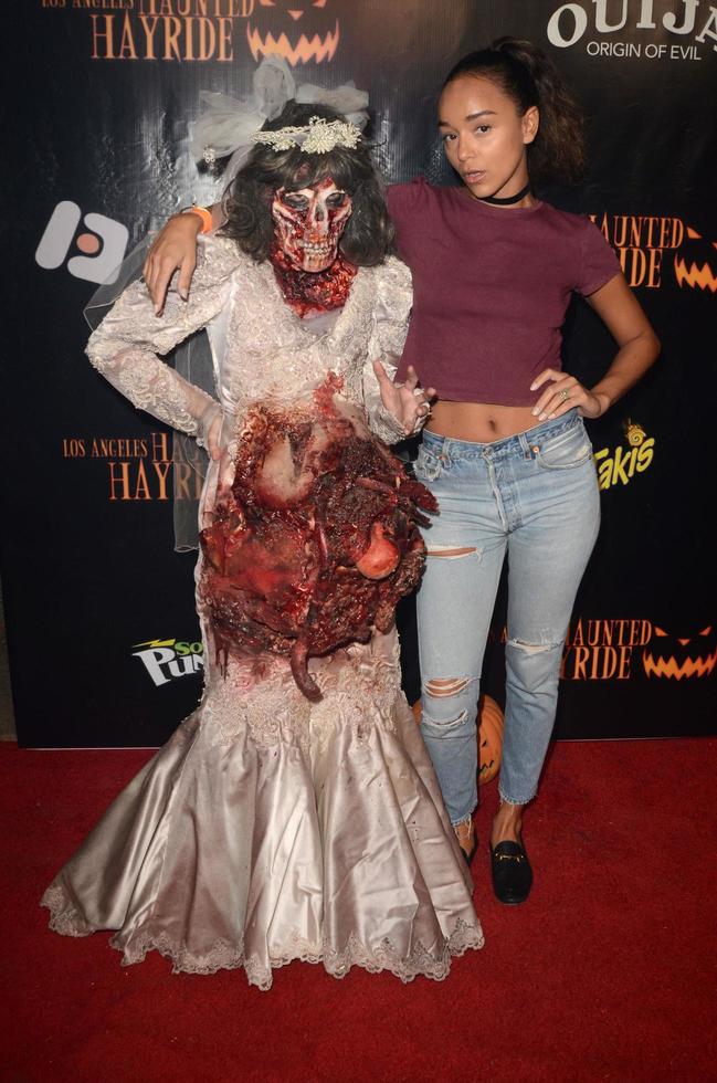 LOS ANGELES, OCT 9 -  Ashley Madekwe at the Haunted Hayride 8th Annual VIP Black Carpet Event at the Griffith Park on October 9, 2016 in Los Angeles, CA photo