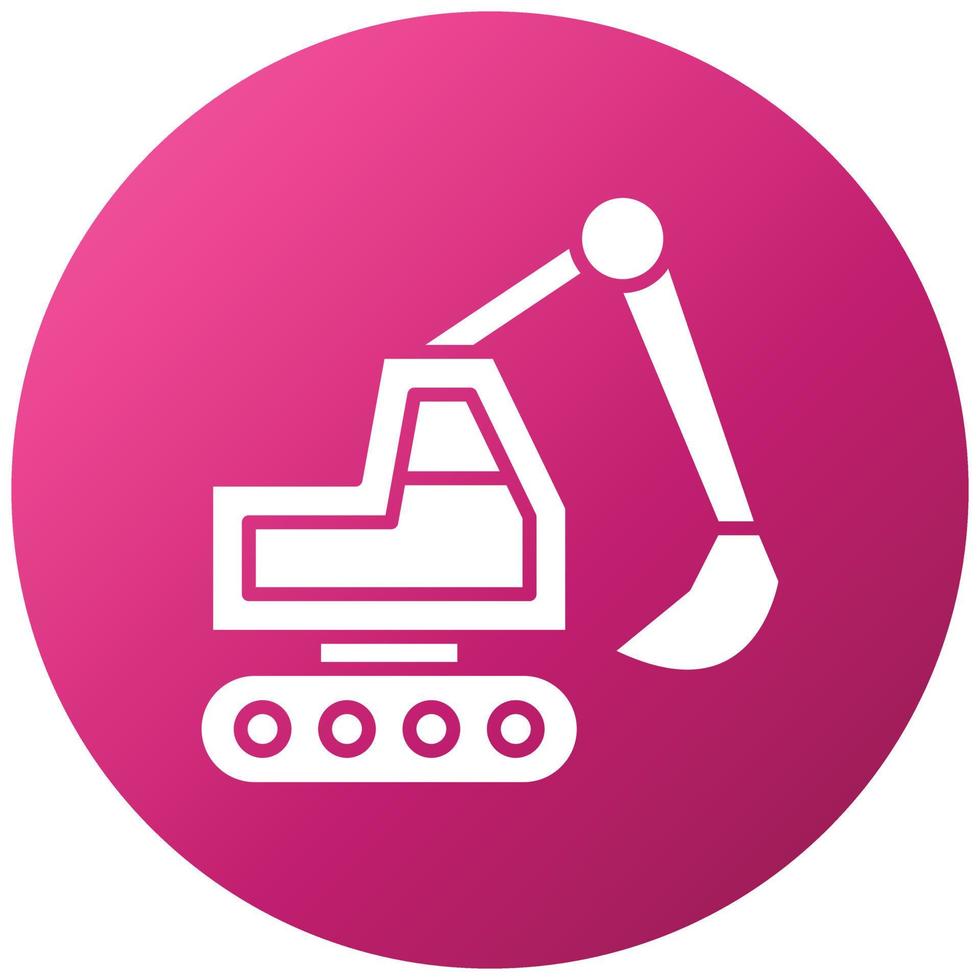 Backhoe Icon Style vector