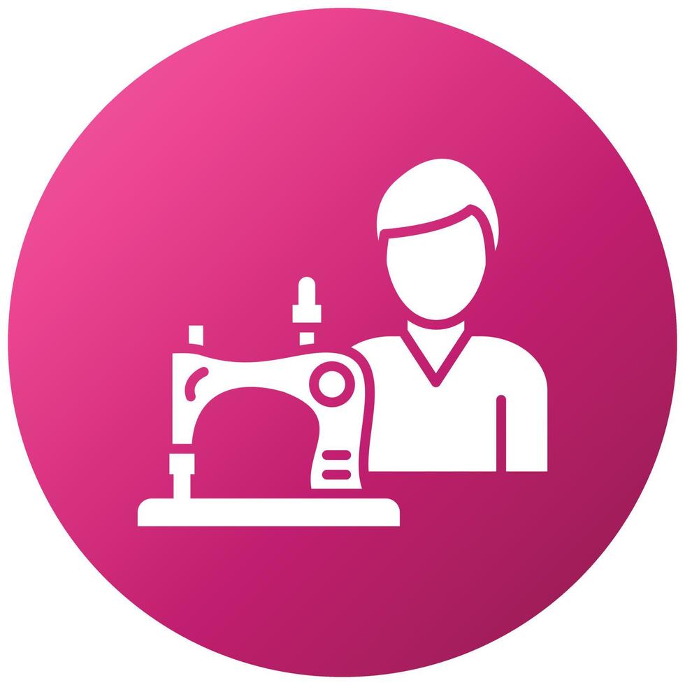 Tailor Icon Style vector