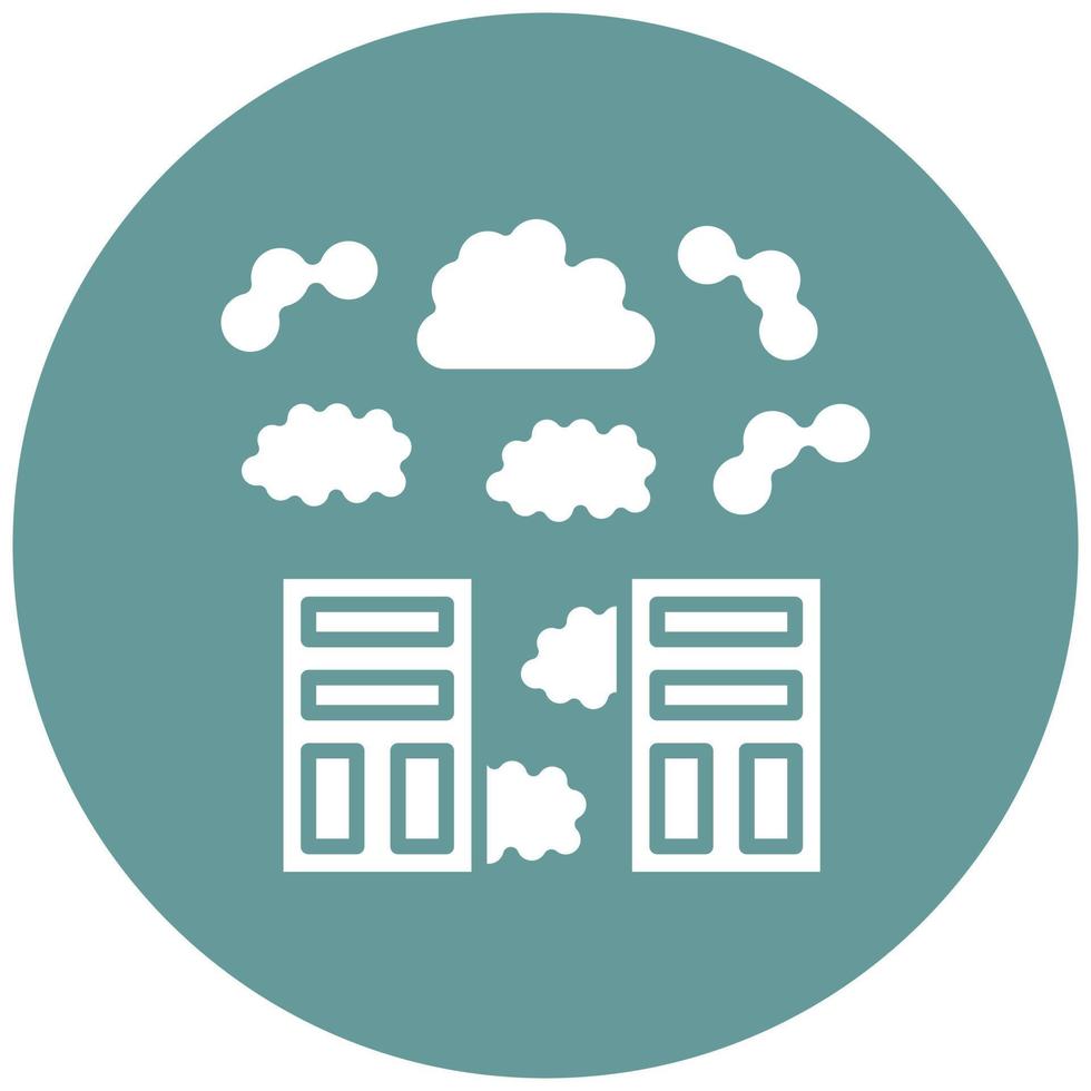 Smog Icon Style vector