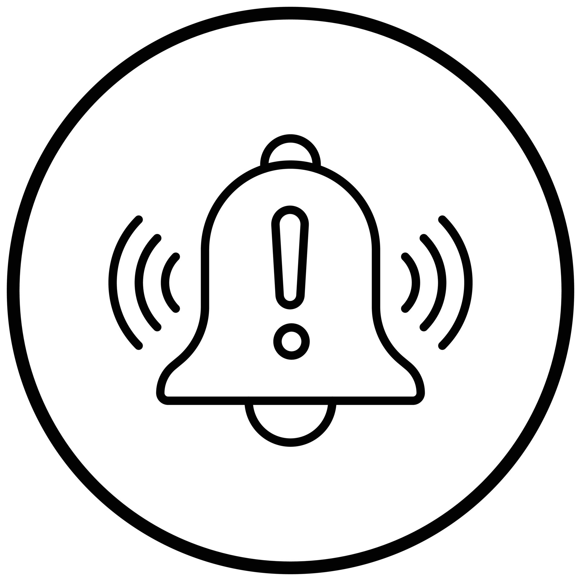 Warning Alarm Icon Style 8758315 Vector Art at Vecteezy