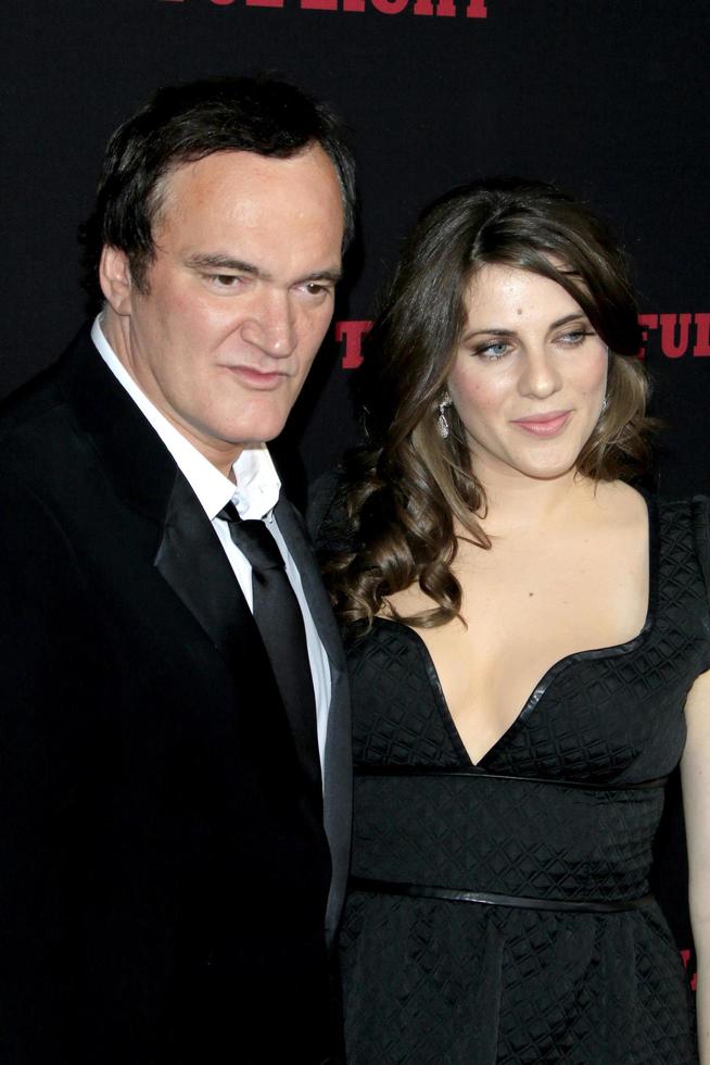 LOS ANGELES, DEC 7 -  Quentin Tarantino, Courtney Hoffman at the The Hateful Eight LA Premiere at the ArcLight Cinemas Cinerama Dome on December 7, 2015 in Los Angeles, CA photo
