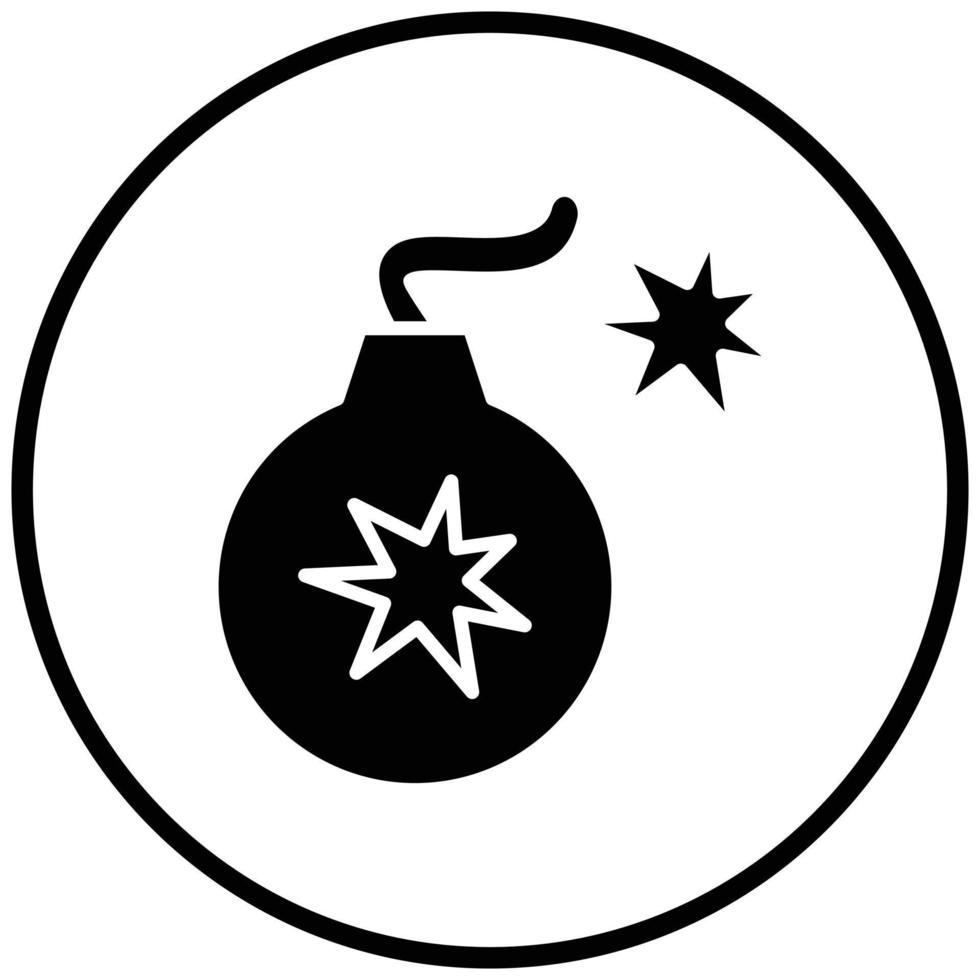 Bomb Icon Style vector