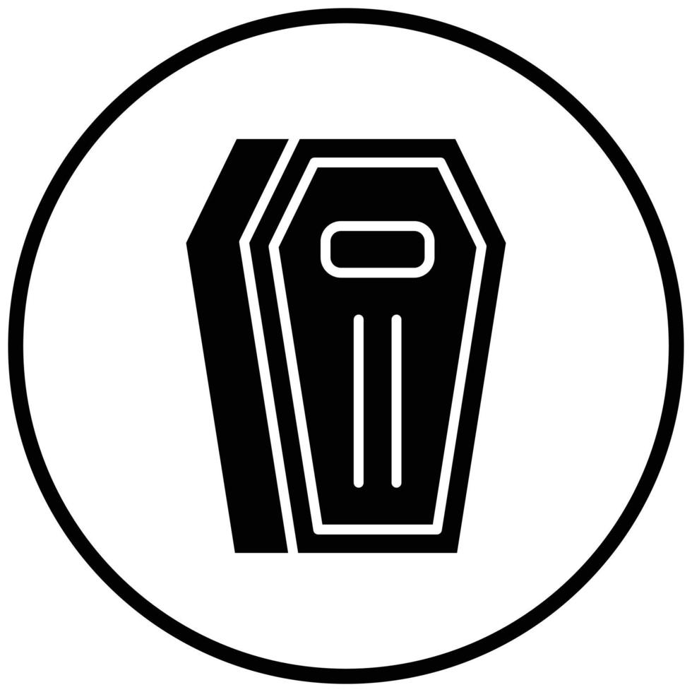 Coffin Icon Style vector