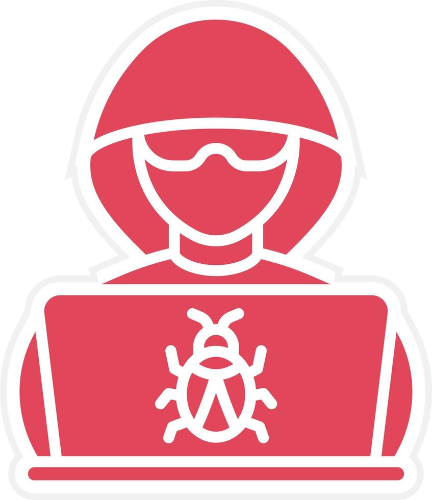 Hacker Icon Style vector