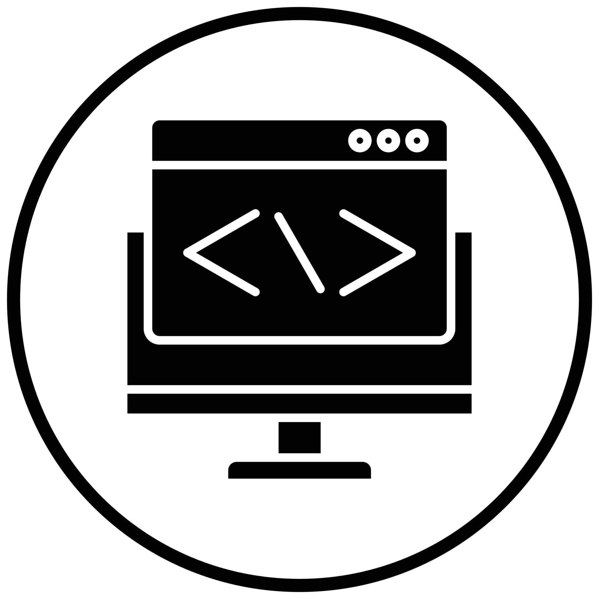 Web Programming Icon Style 8758767 Vector Art at Vecteezy