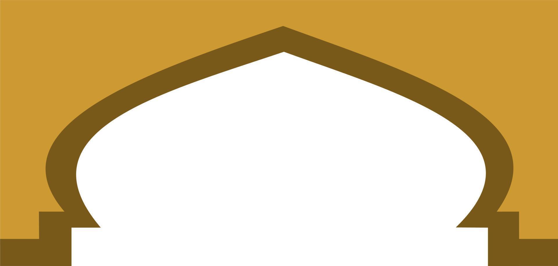 islamic border collection vector