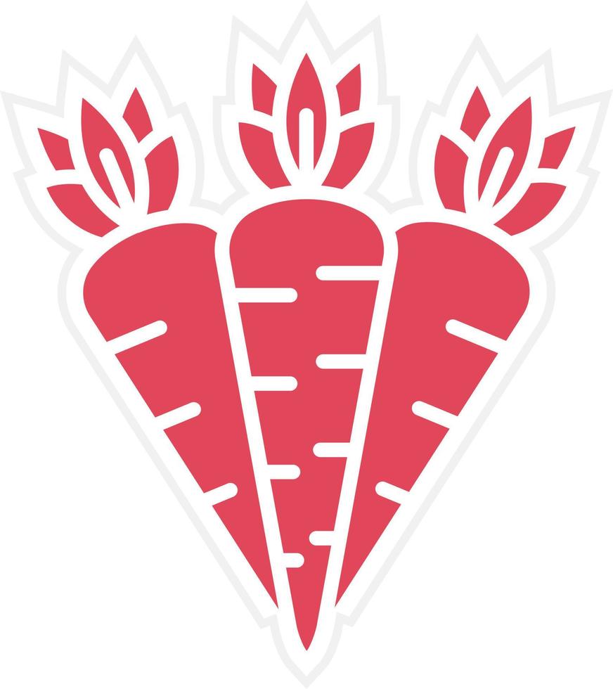 Carrots Icon Style vector