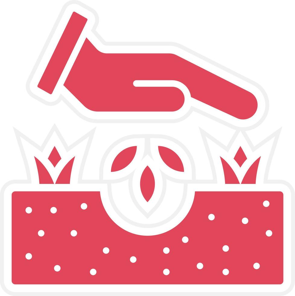 Seeding Icon Style vector