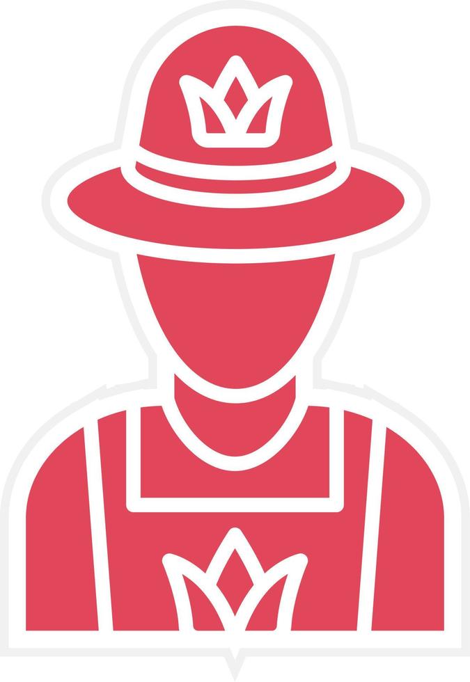 Farmer Icon Style vector