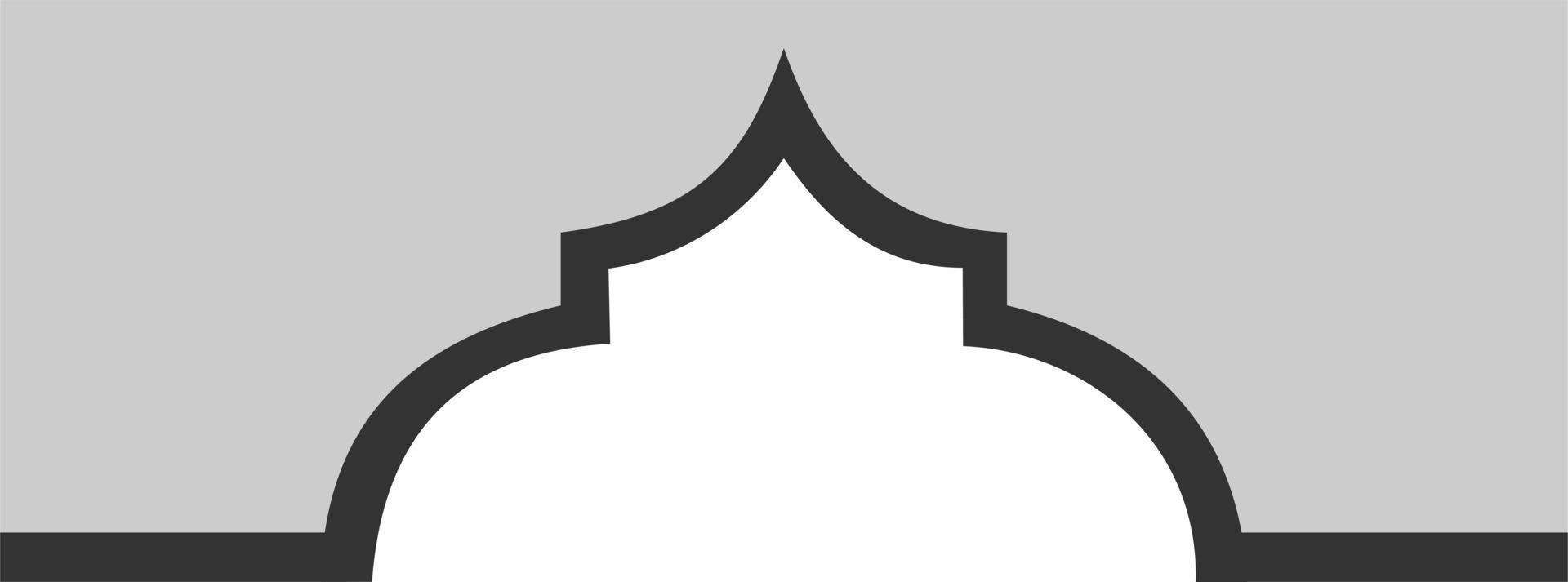 islamic border collection vector