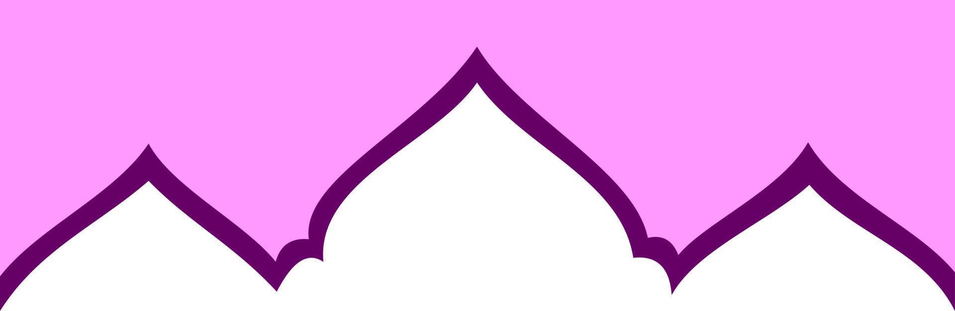 islamic border collection vector