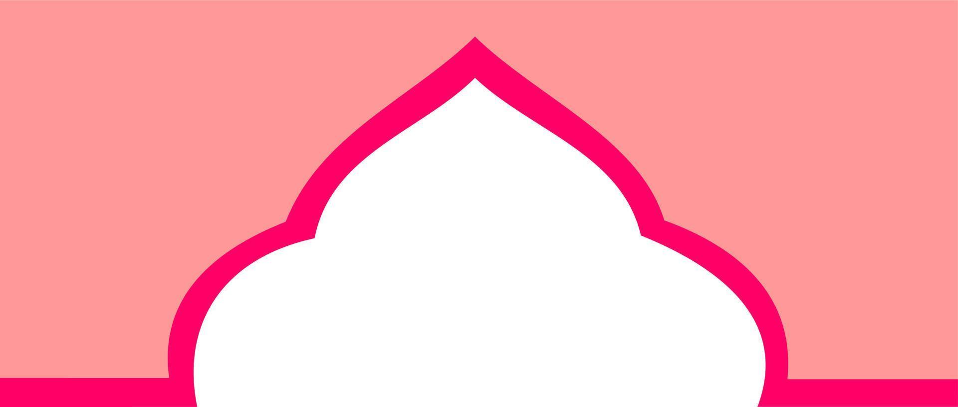 islamic border collection vector