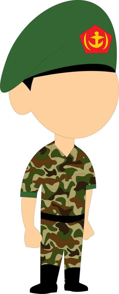 Indonesian civil aparatus vector
