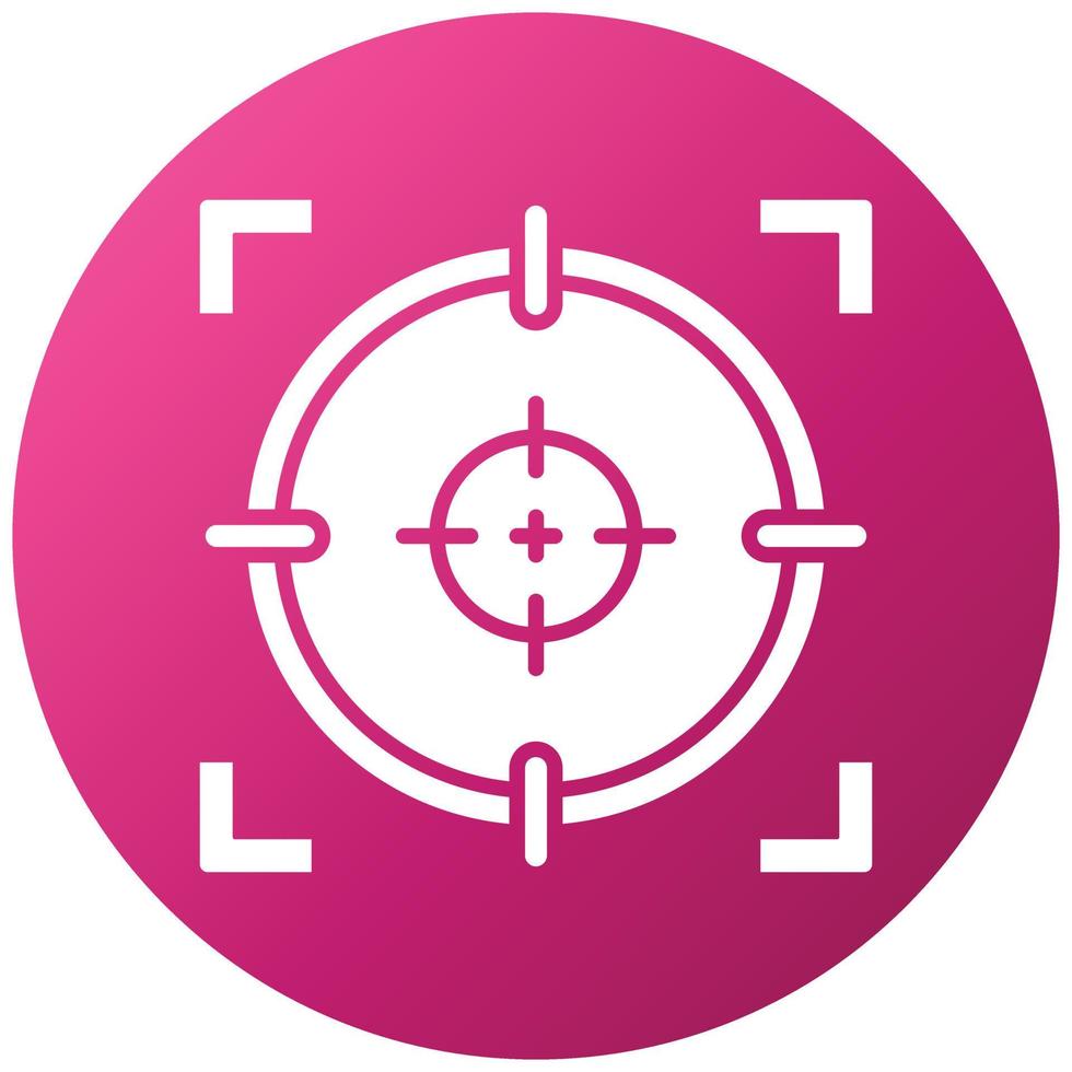 Shoot Target Icon Style vector