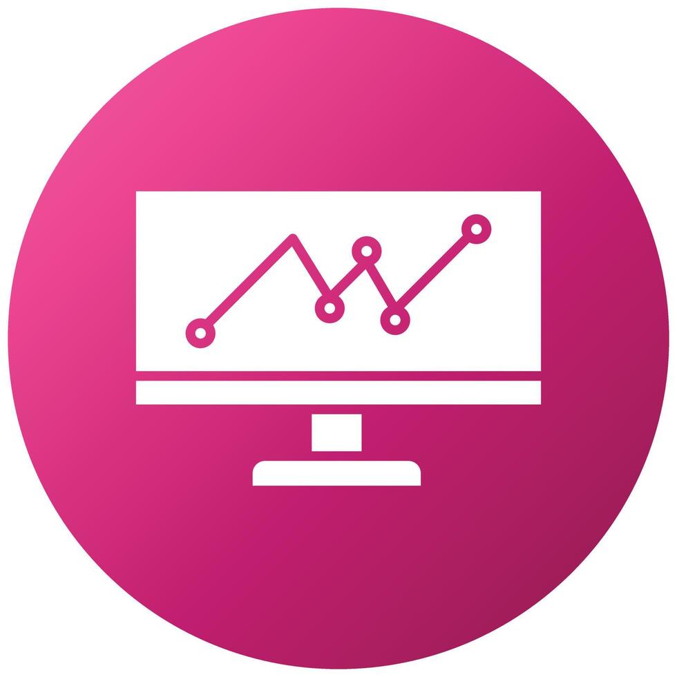 Web Analytics Icon Style vector