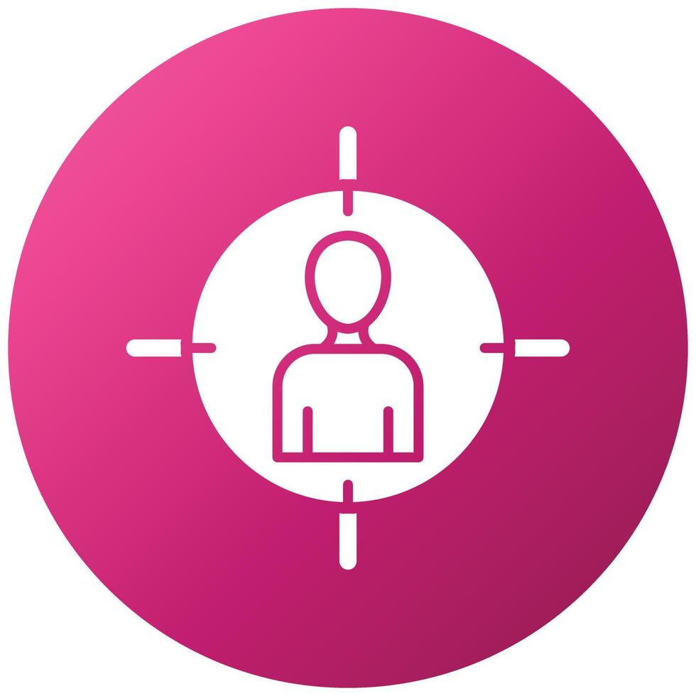 User Target Icon Style vector
